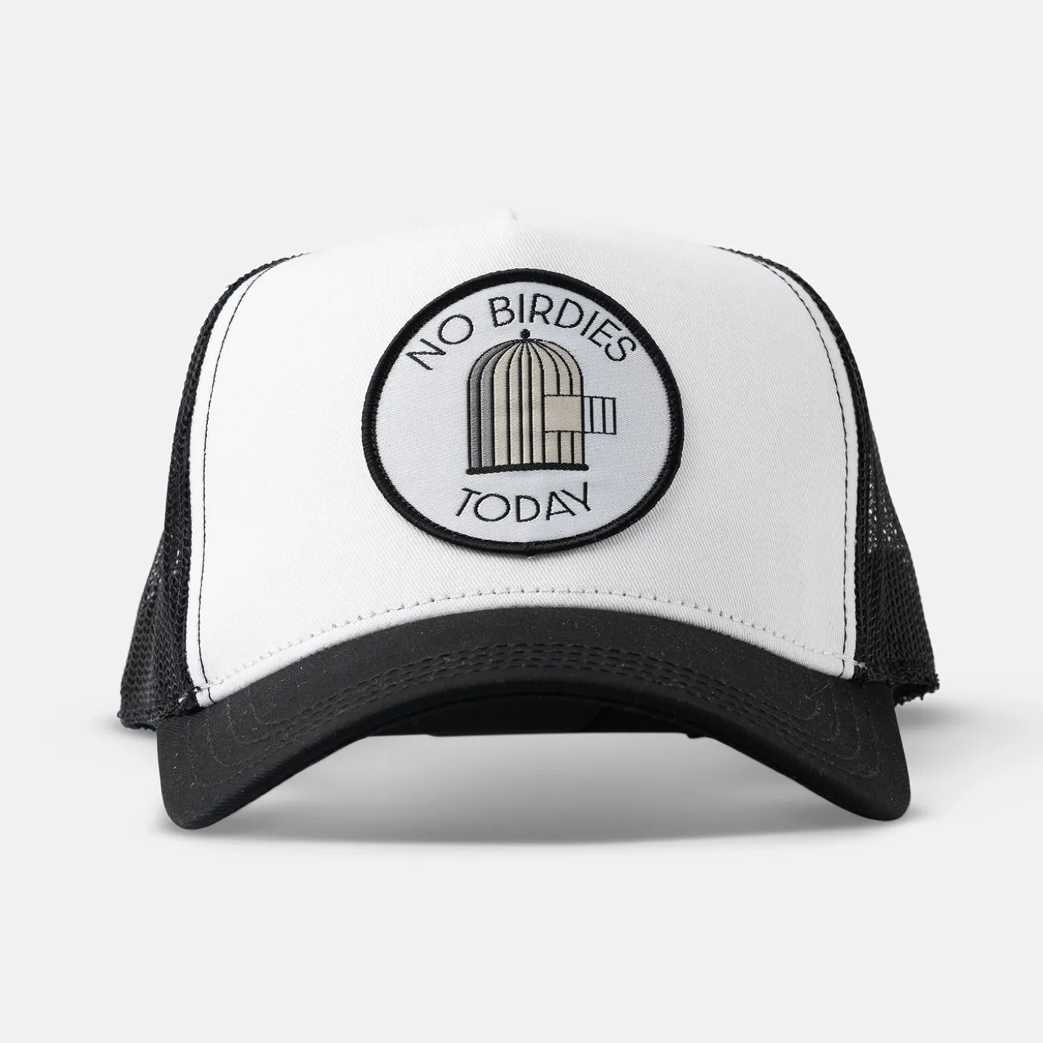 Trucker No Birdies Today Vit Svart