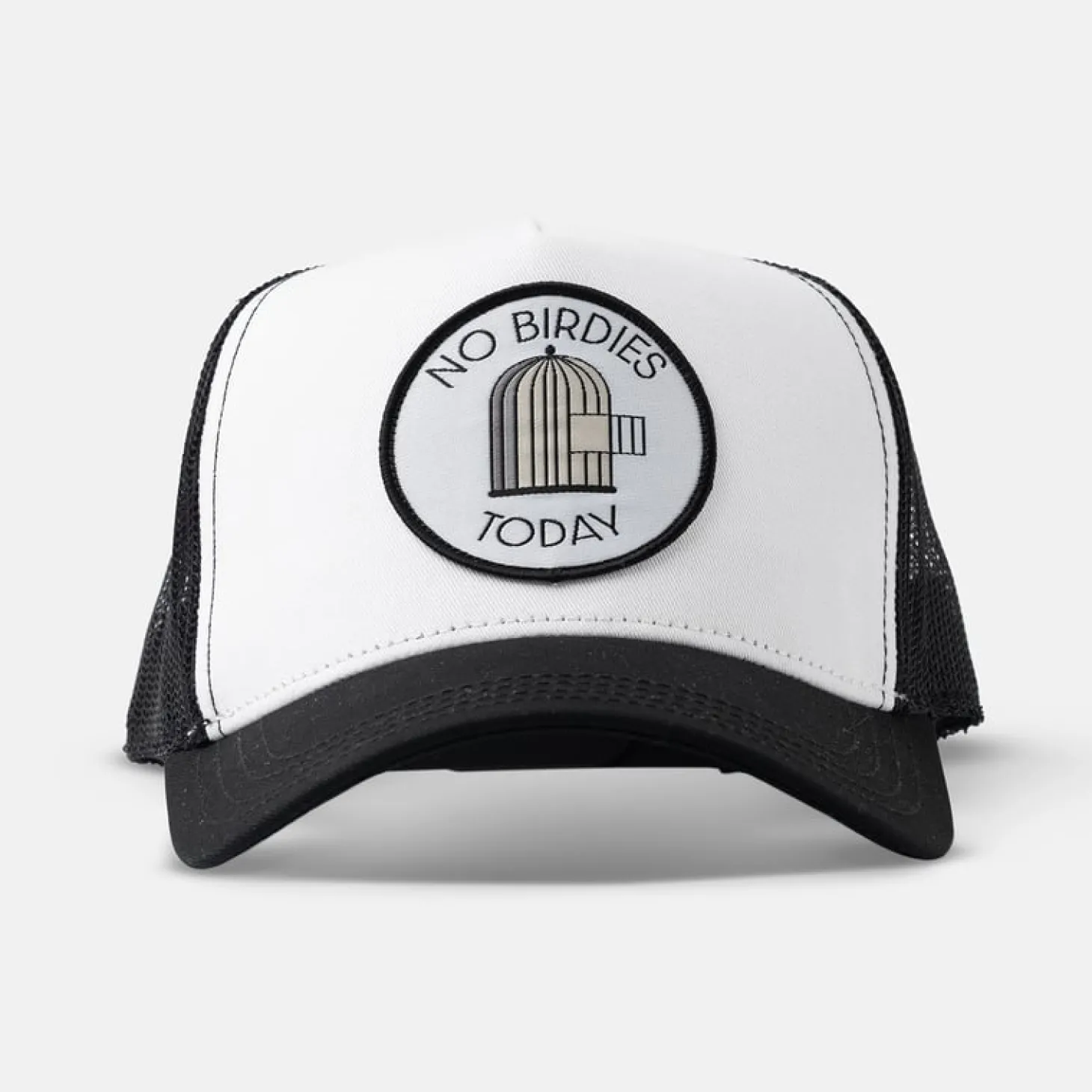 Trucker No Birdies Today Vit Svart