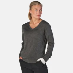 Vernon V-Neck Merino Grå