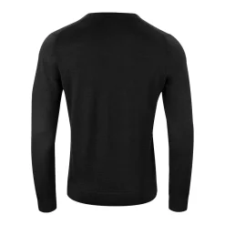 Vernon V-Neck Merino Svart