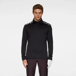 Vinnie Quarter Zip Mid Layer Svart