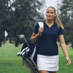 Virtue Polo V-Neck Blå