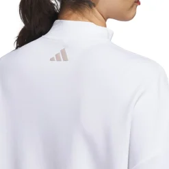 W Beyond Spacer Mock Layer Sweatshirt Vit