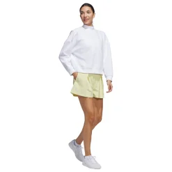 W Beyond Spacer Mock Layer Sweatshirt Vit