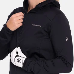 W Light Zip Hood Svart