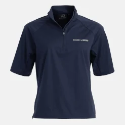 W Windbreaker SS 1/4 Zip Blå