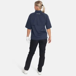 W Windbreaker SS 1/4 Zip Blå